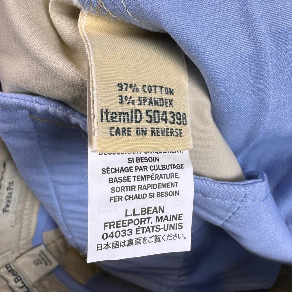LL Bean Ultimate Chino Pants Womens 10 Petite Sandbar Beige Straight Crop 504398